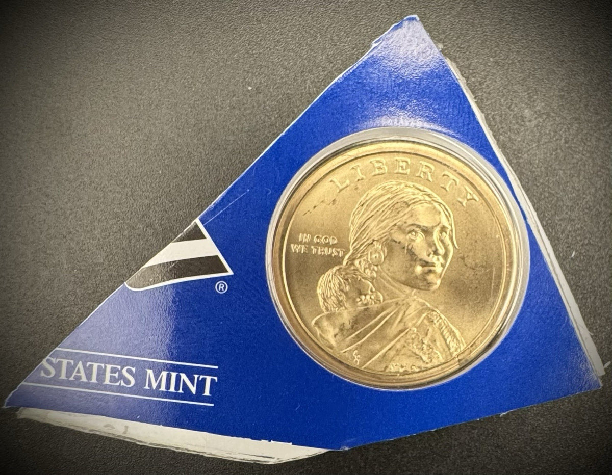 2010 P D Satin Finish Sacagawea Dollar 2 Coin Lot From US Mint Uncirculated Set2