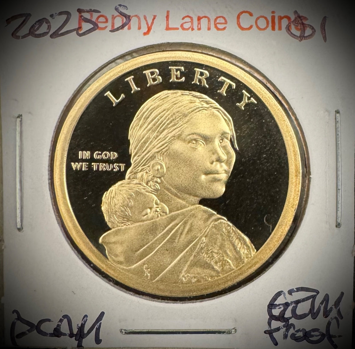 2025-S Sacagawea Dollar GEM PROOF DEEP CAMEO Coin0