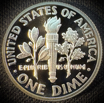 2017-S 90% SILVER And Clad PROOF Roosevelt Dime 10C .900 Fine Lot Of 2 Coins4