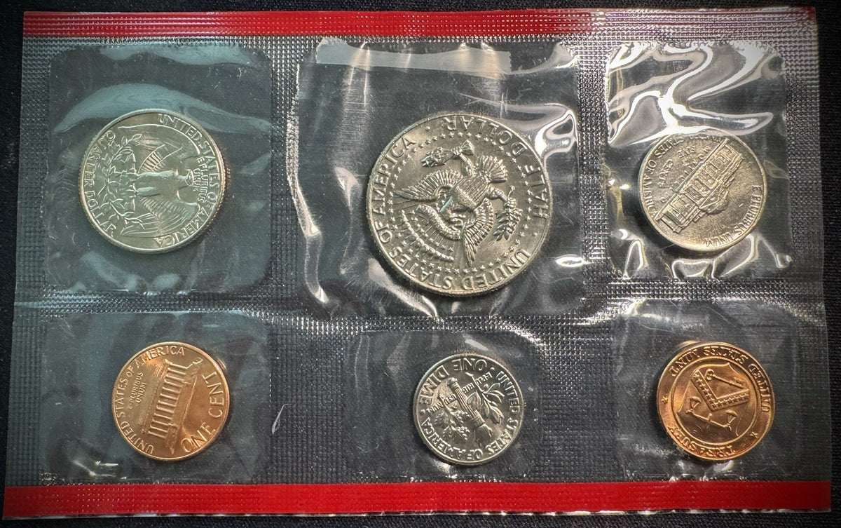 1984 P D Uncirculated Coin Set US Mint Original Government Packaging OGP & COA4