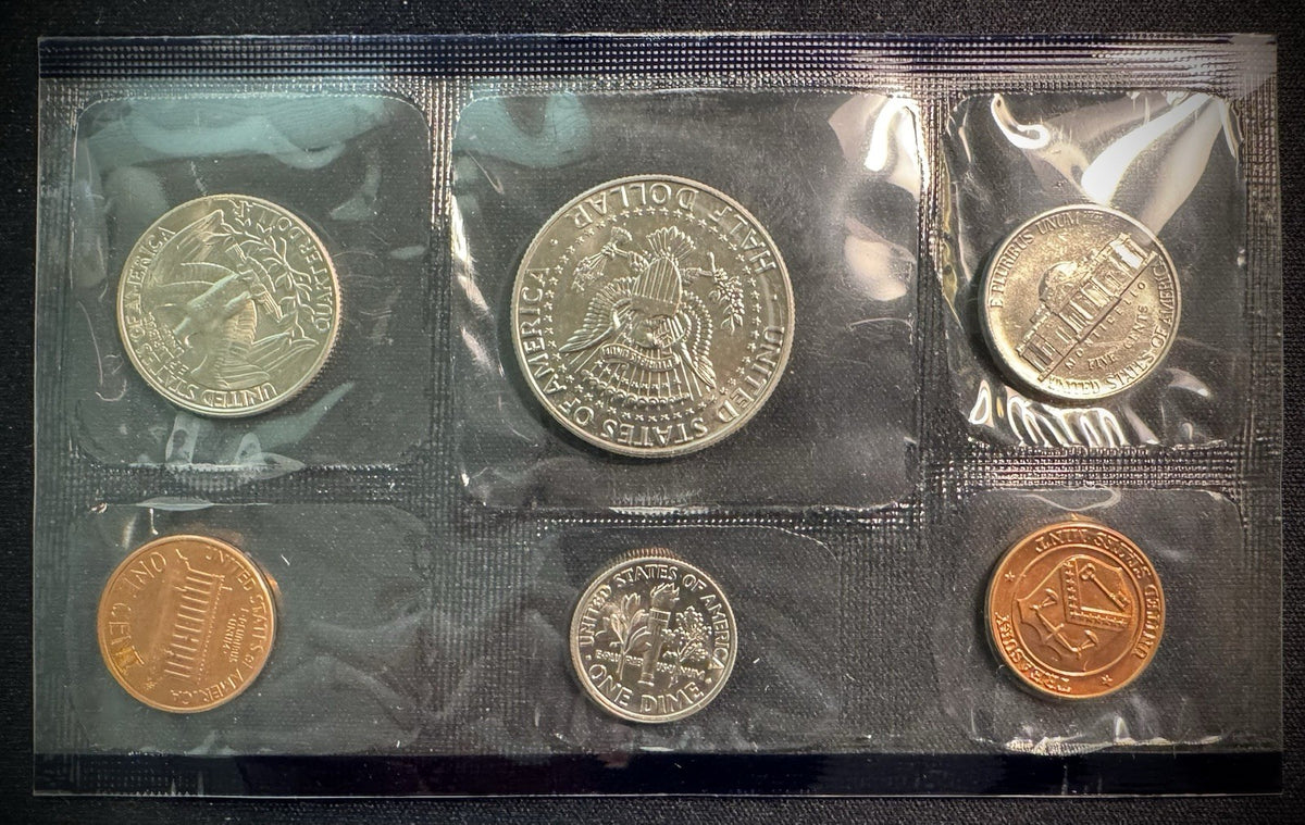 1989 P D Uncirculated Coin Set US Mint Original Government Packaging OGP & COA2