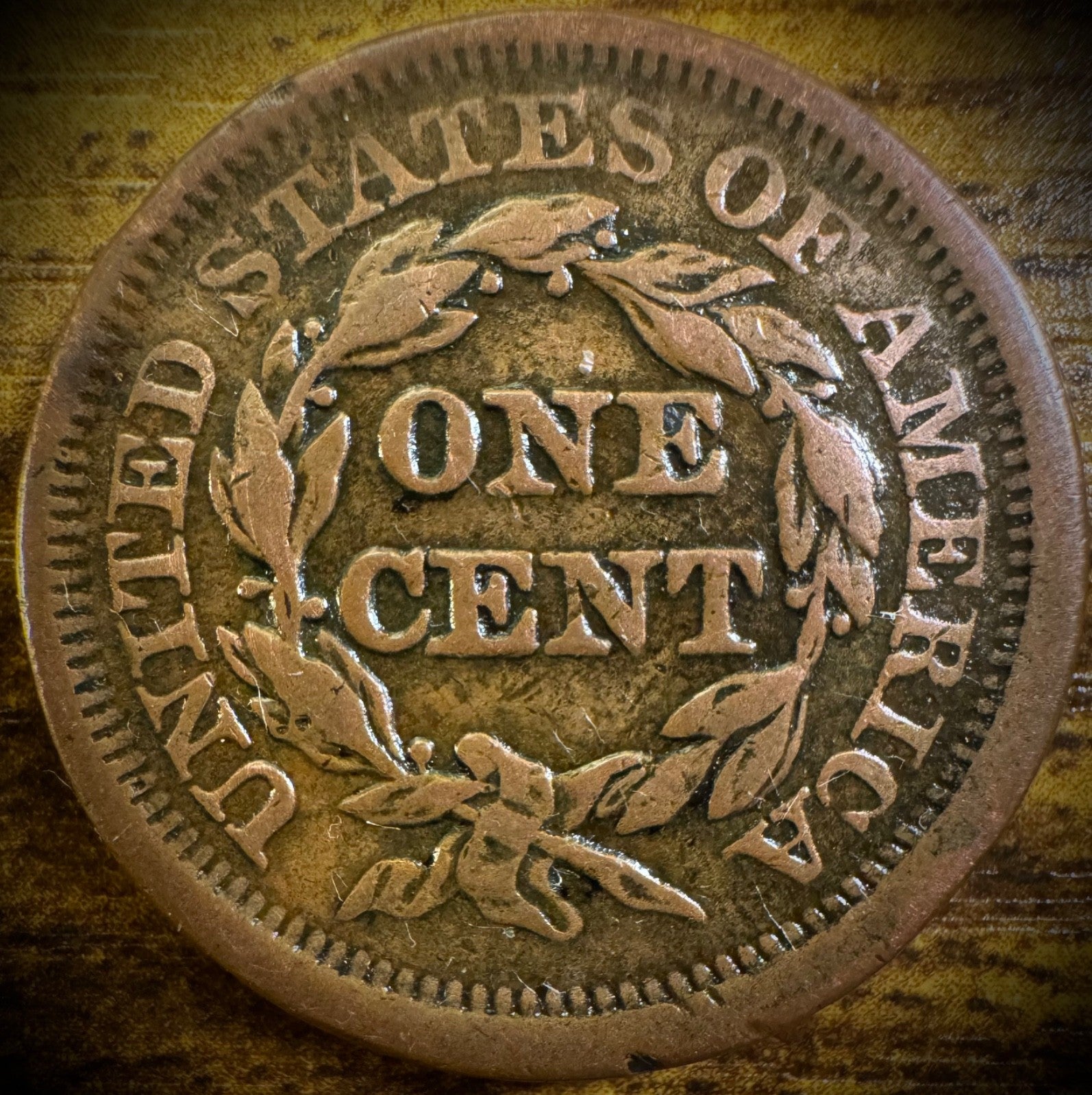1851 Large Cent Coronet Head Braided Hair Style #21