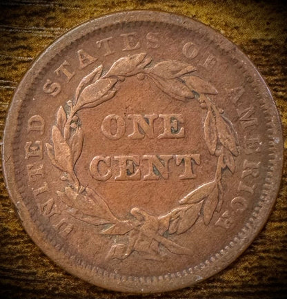 Lot Of 5 Large Cents Coronet Head Matron Style Braided Hair7