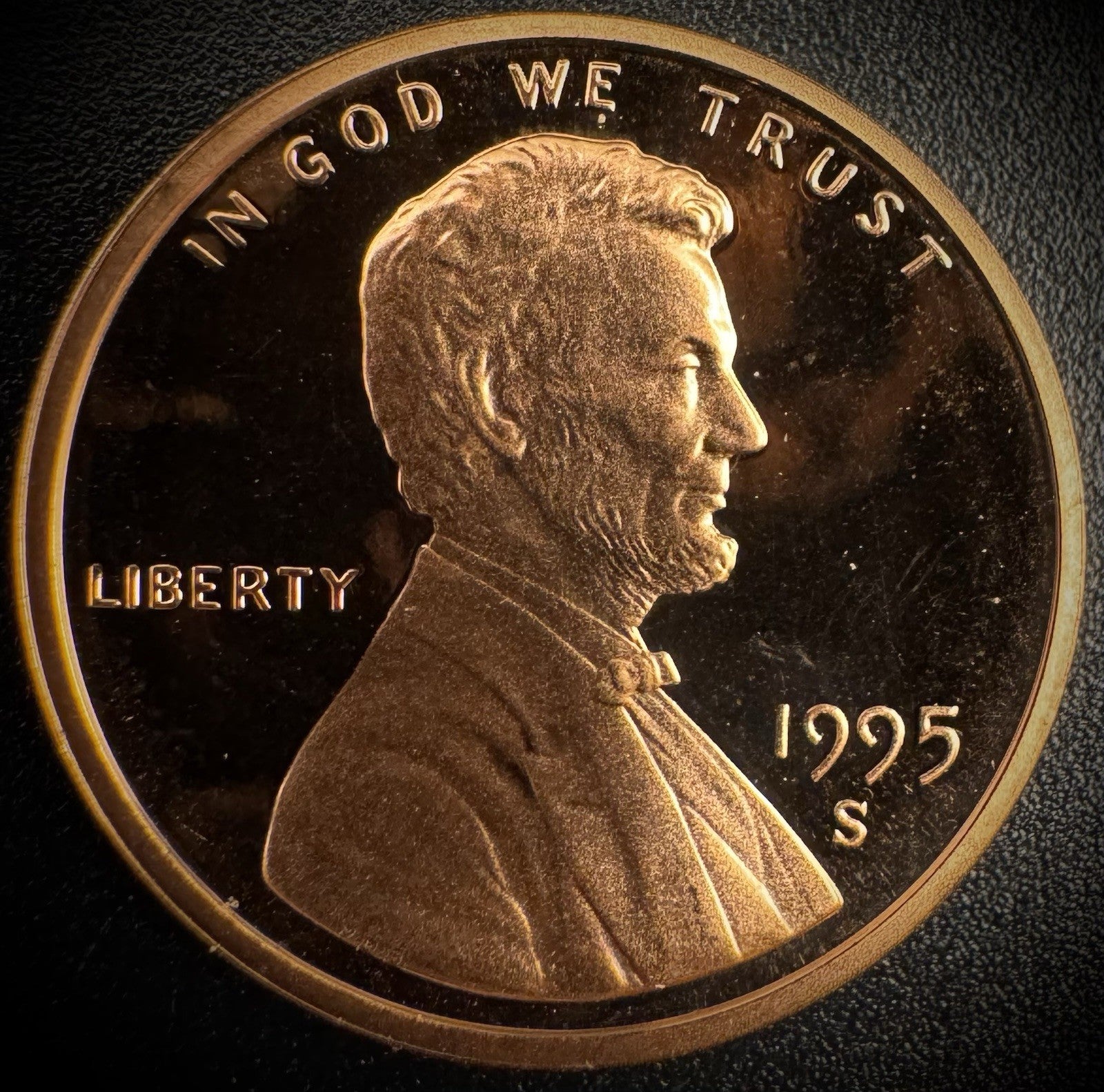 1995-S Lincoln Memorial Cent PROOF Coin Penny0