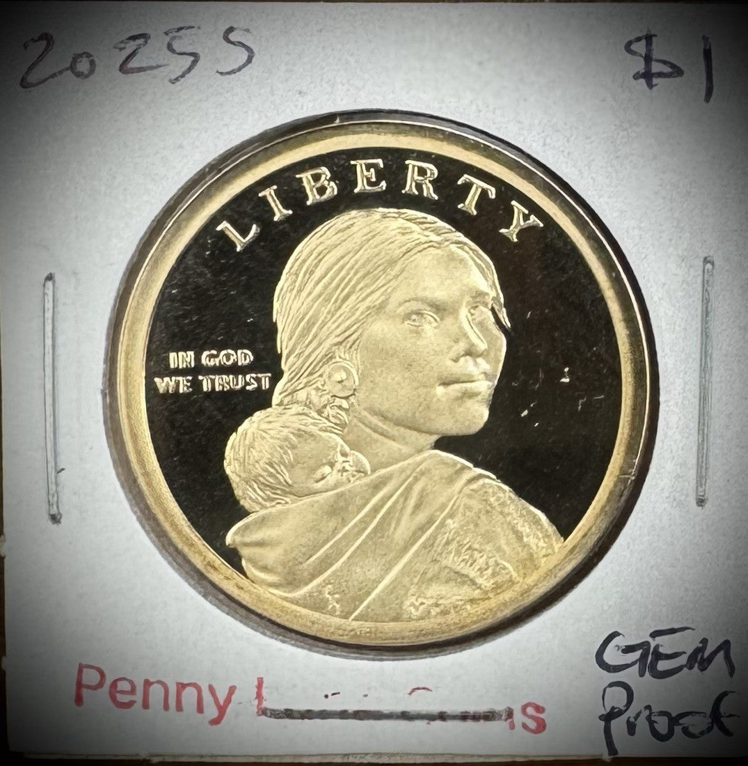 2025-S Sacagawea Dollar GEM PROOF DEEP CAMEO2