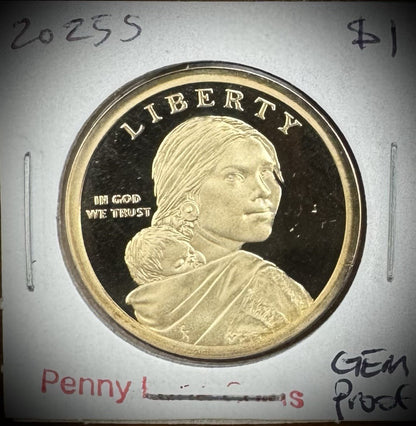 2025-S Sacagawea Dollar GEM PROOF DEEP CAMEO2