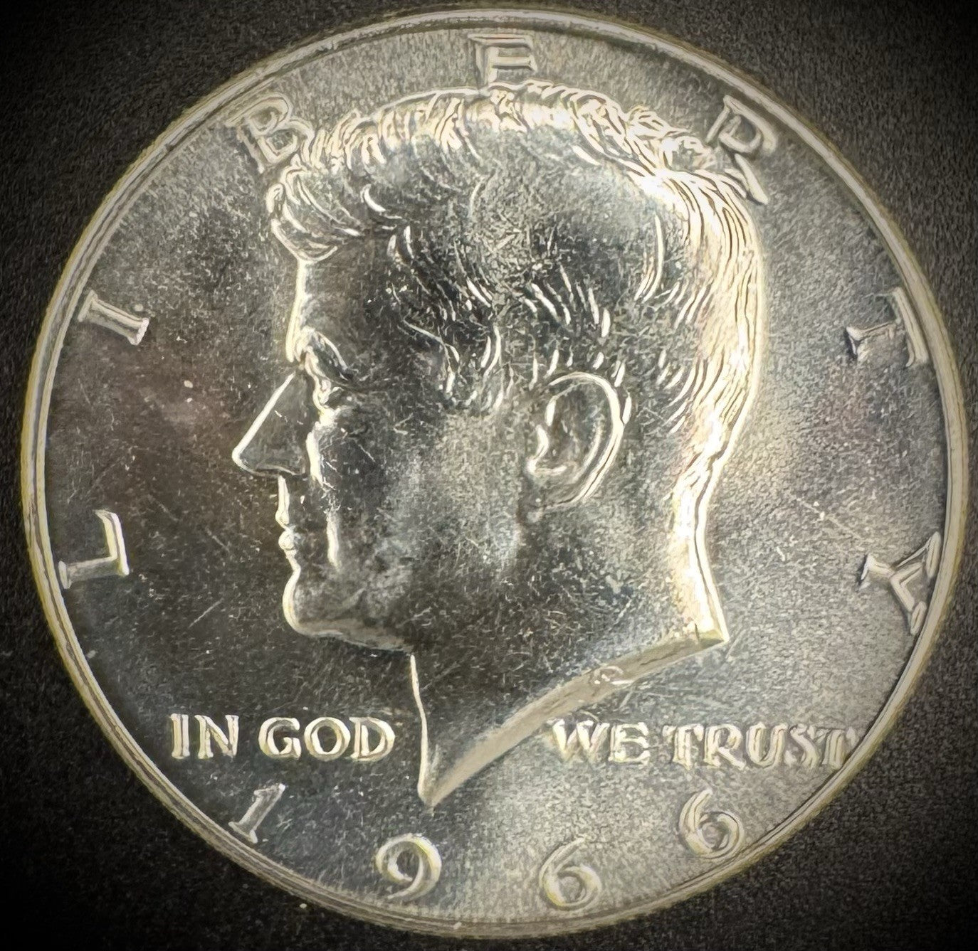 1966 SMS Kennedy Half Dollar 50C 40% SILVER Coin From US Mint Special Mint Set0