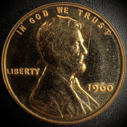 1960 Lincoln Memorial Cent Small Date PROOF Coin0
