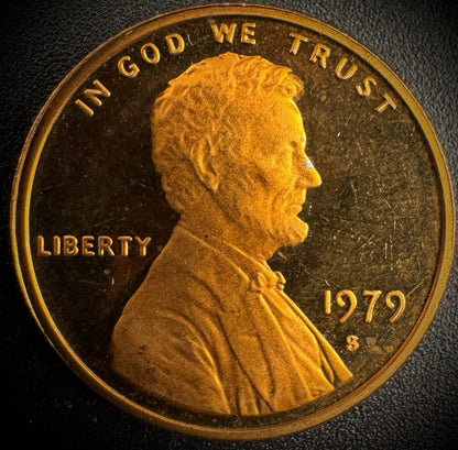 1979-S Lincoln Memorial Cent Type 2 PROOF DEEP CAMEO Coin0