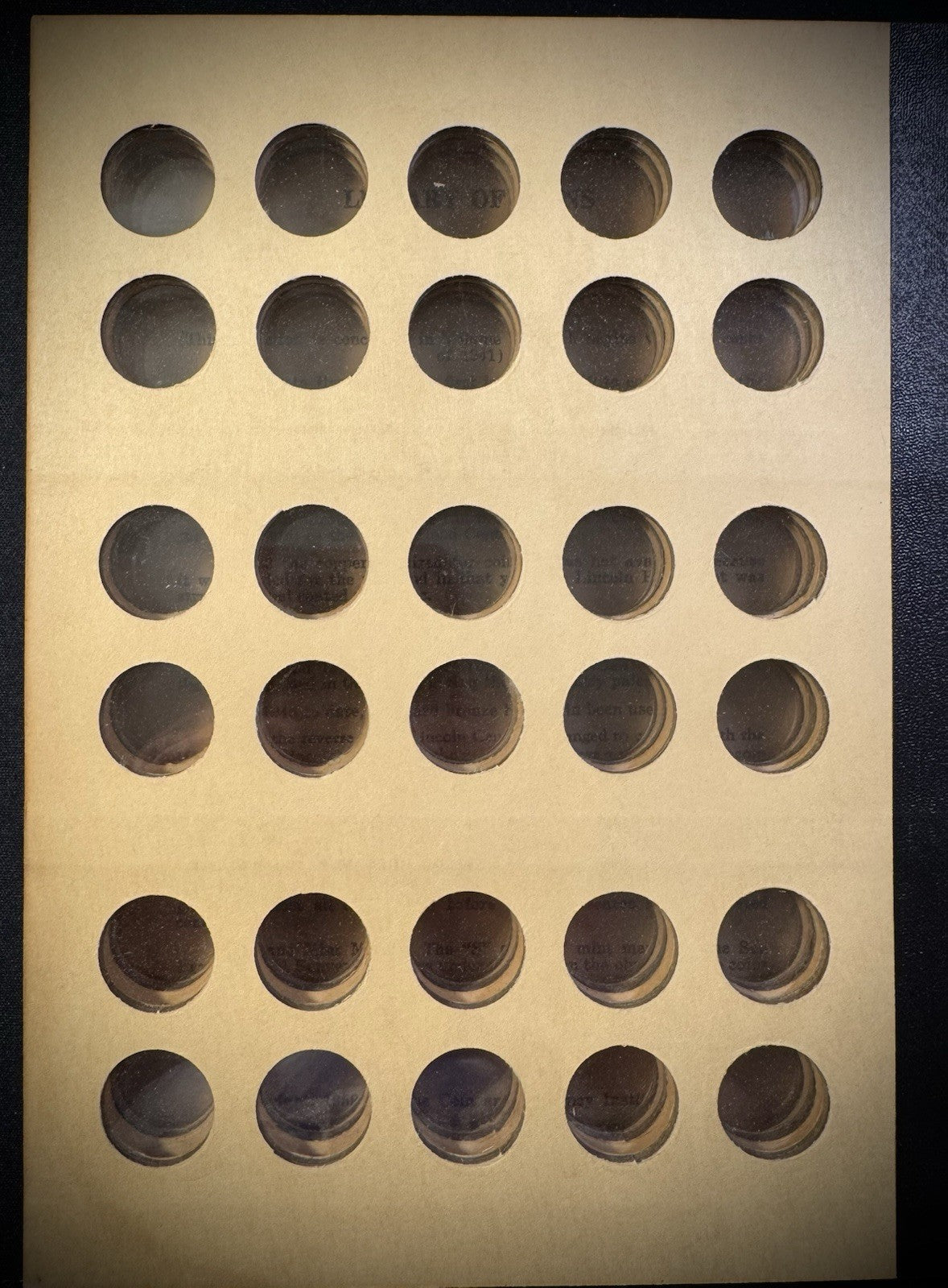 Never Used Vintage Library of Coins Lincoln Cents Part 1 1909-1940 VOL 2 Album7