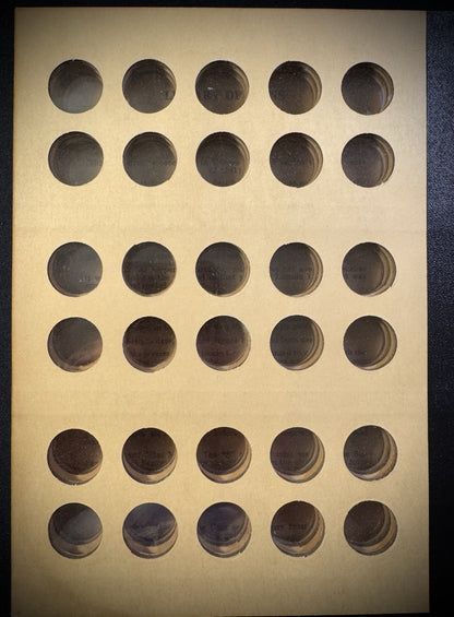 Never Used Vintage Library of Coins Lincoln Cents Part 1 1909-1940 VOL 2 Album7