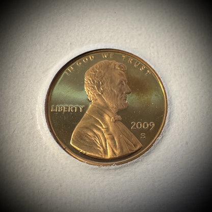 2009-S Lincoln Bicentennial Cent GEM PROOF 4 Coin Set GORGEOUS Naturally Toned5