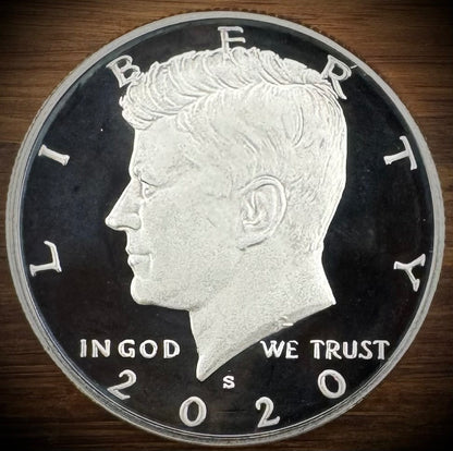 2020-S Kennedy Half Dollar Clad GEM PROOF DEEP ULTRA CAMEO From US Mint Set0