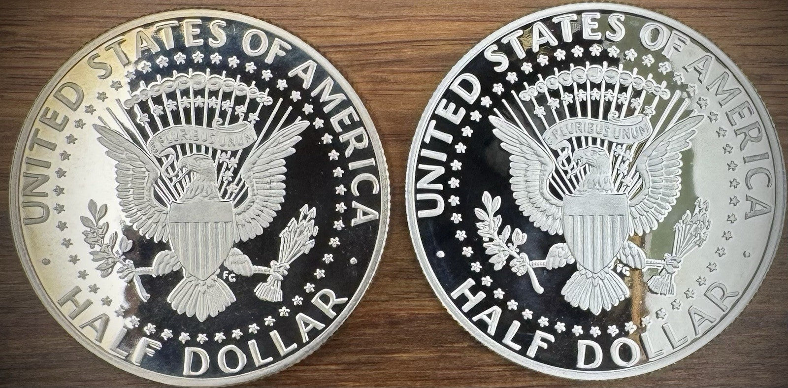 2020-S Kennedy Half Dollar GEM PROOF .999 Silver & Clad 2 Coin Lot Set1