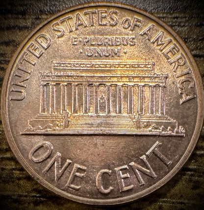 1960-D Lincoln Memorial Cent SMALL DATE BU Uncirculated DIE CHIP ERROR1