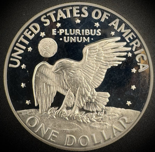 1978-S Eisenhower Dollar Clad GEM PROOF DEEP ULTRA CAMEO Coin1