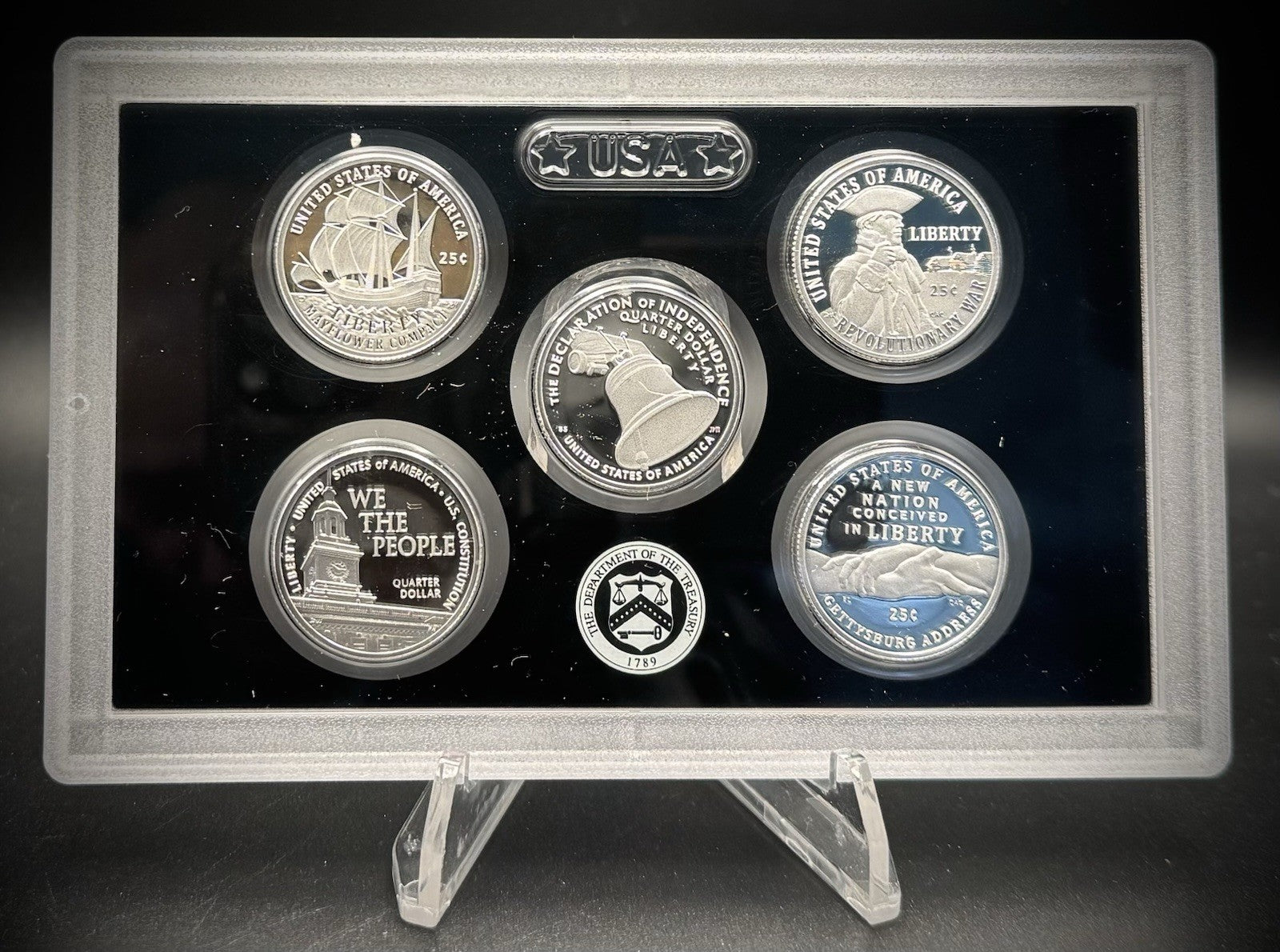 2026-S .999 SILVER Semiquincentennial Quarter Set w 2026 US MINT Box and COA1