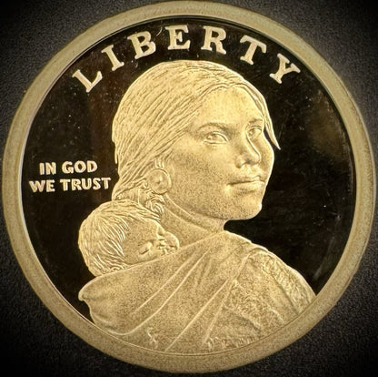 2015-S Sacagawea Dollar GEM PROOF DEEP ULTRA CAMEO Coin0