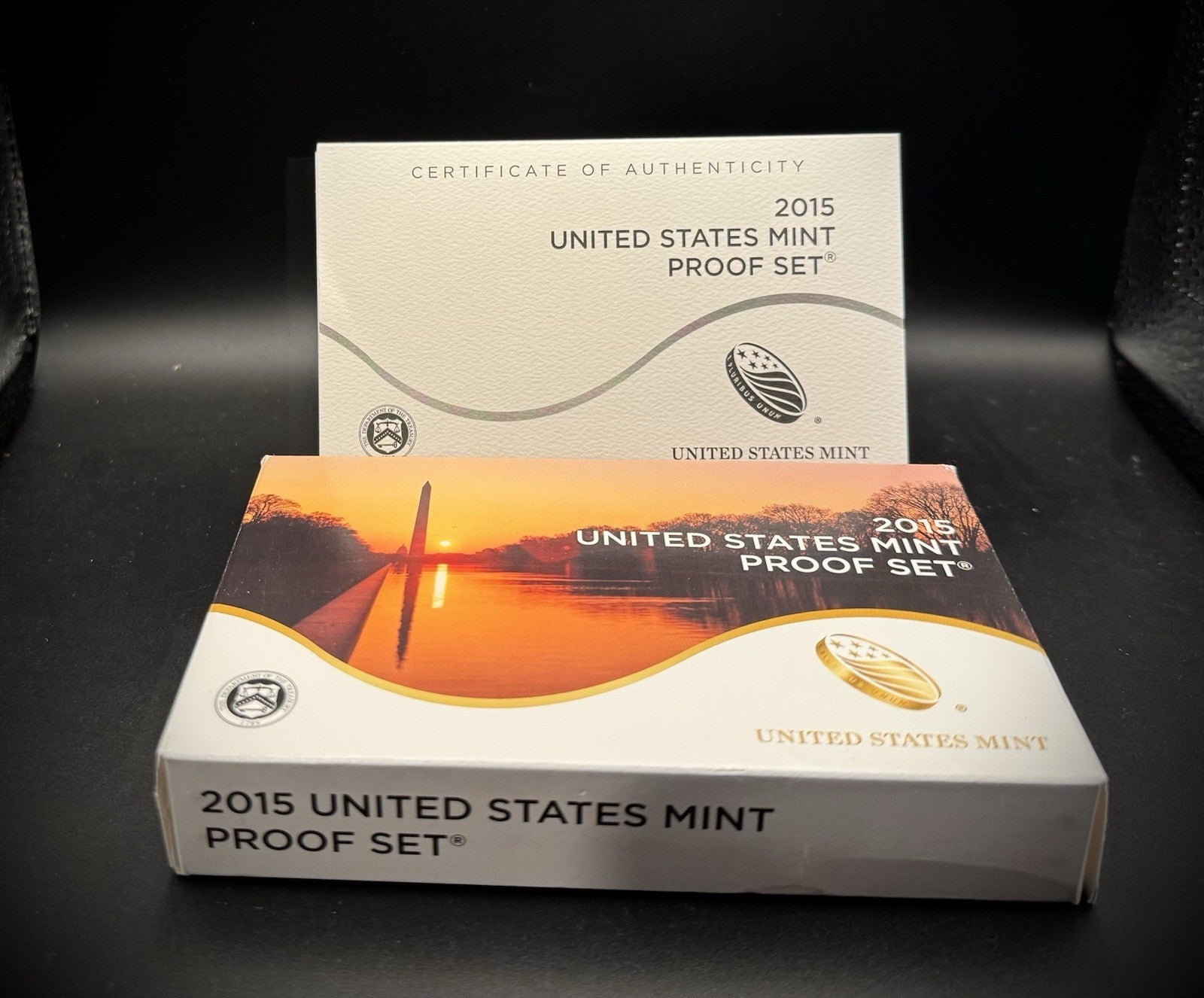 2015-S ATB Quarter GEM PROOF Clad 5 Coin Set w 2015 US Mint Box and COA2