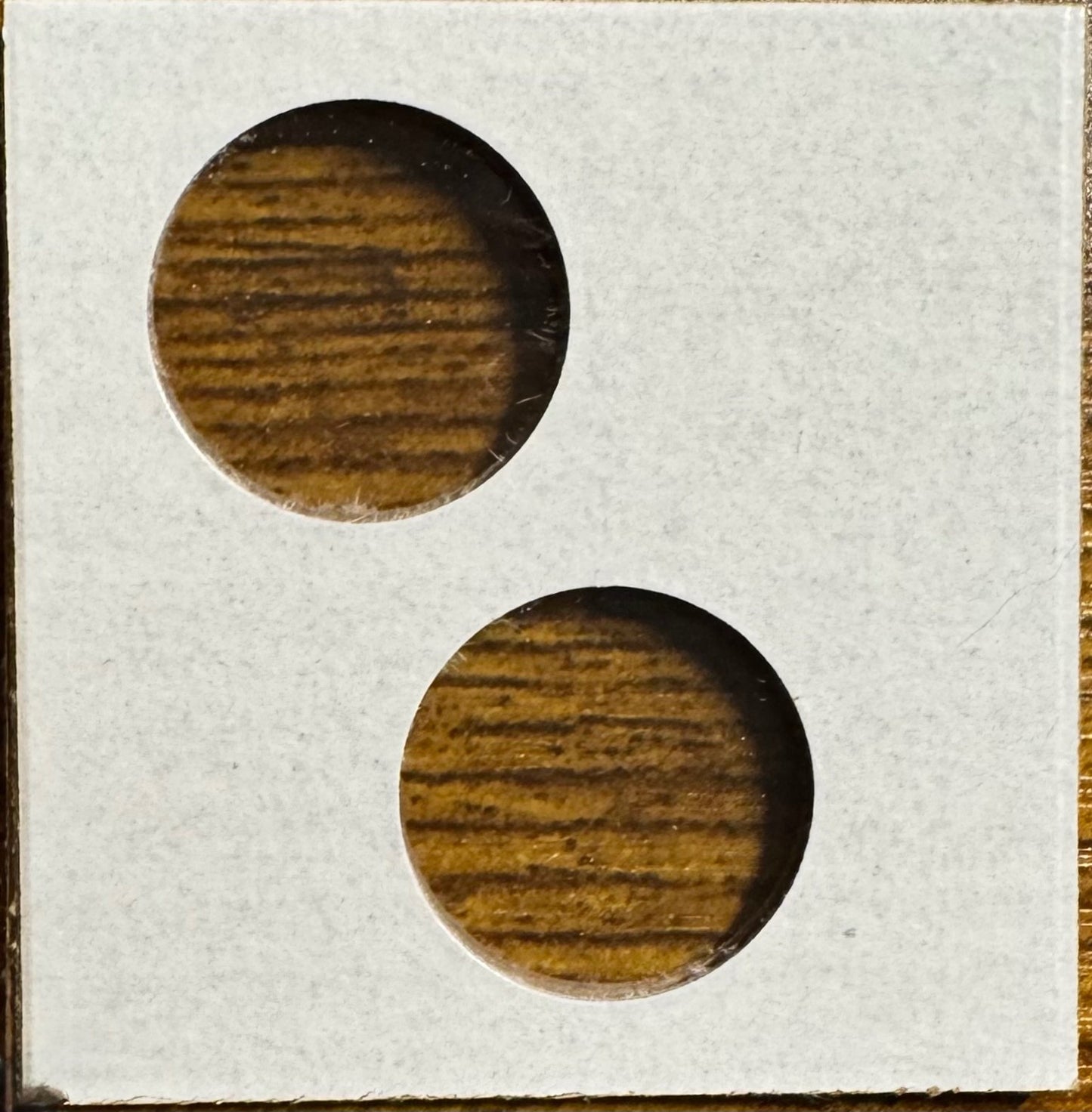 50 - COWENS 2 Hole - Cent Penny Dime 2 x 2 Mylar/Cardboard Holders2