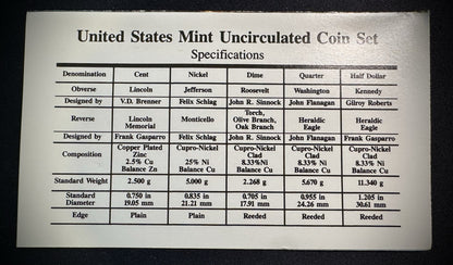 2002 P D Uncirculated Coin Set US Mint Original Government Packaging OGP & COA5