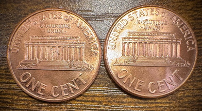 2008 P & D Lincoln Memorial Cent BU 2 Coin Set From Original Rolls1