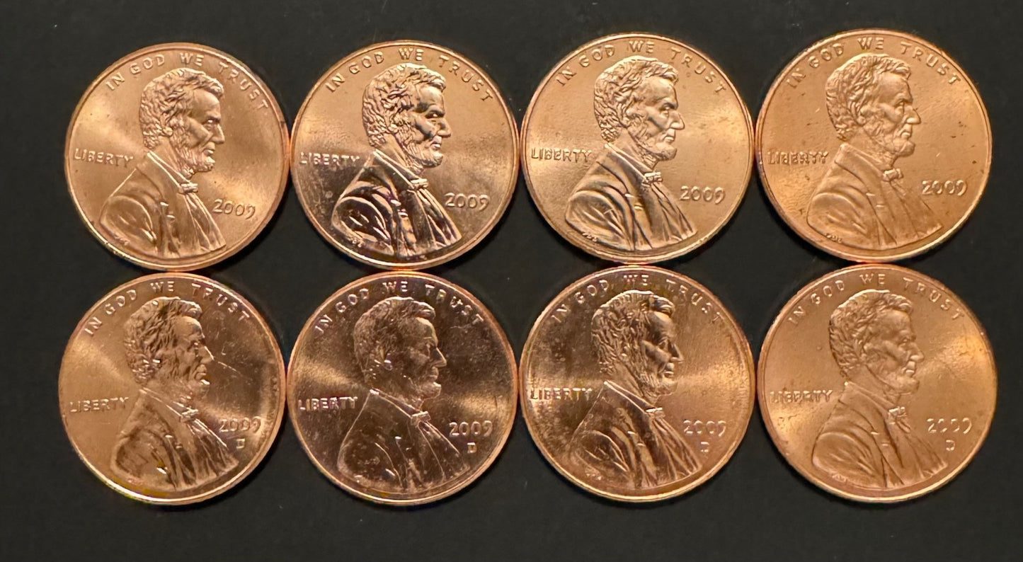 2000-2009 Lincoln Memorial Cent P D Uncirculated BU 26 Coin Lot Original Rolls2