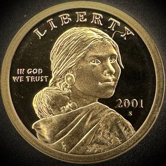 2001-S Sacagawea Dollar PROOF DEEP ULTRA CAMEO Coin0