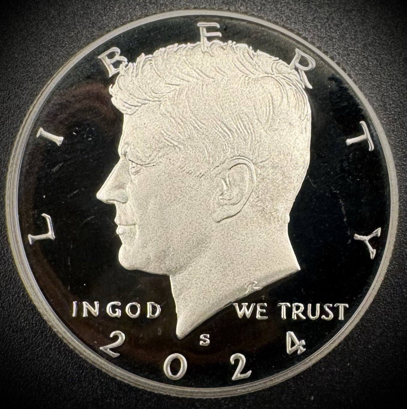 2024-S Kennedy Half Dollar GEM PROOF Clad DEEP ULTRA CAMEO Coin0