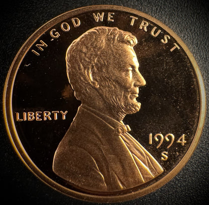 1994-S Lincoln Memorial Cent PROOF Coin Penny0