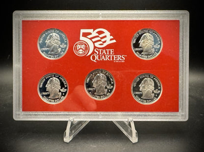 2002-S 90% SILVER America the Beautiful PROOF Quarter Set w 2002 US MINT Box COA2