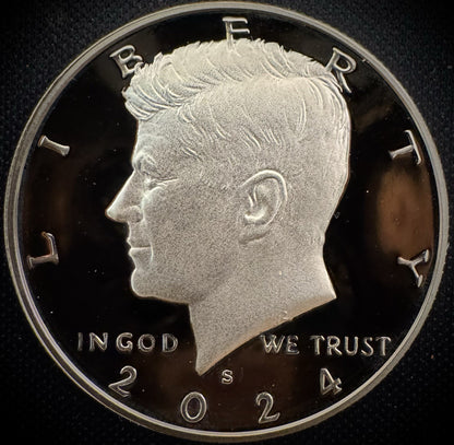 2024-S Kennedy Half Dollar GEM Proof Clad Coin0