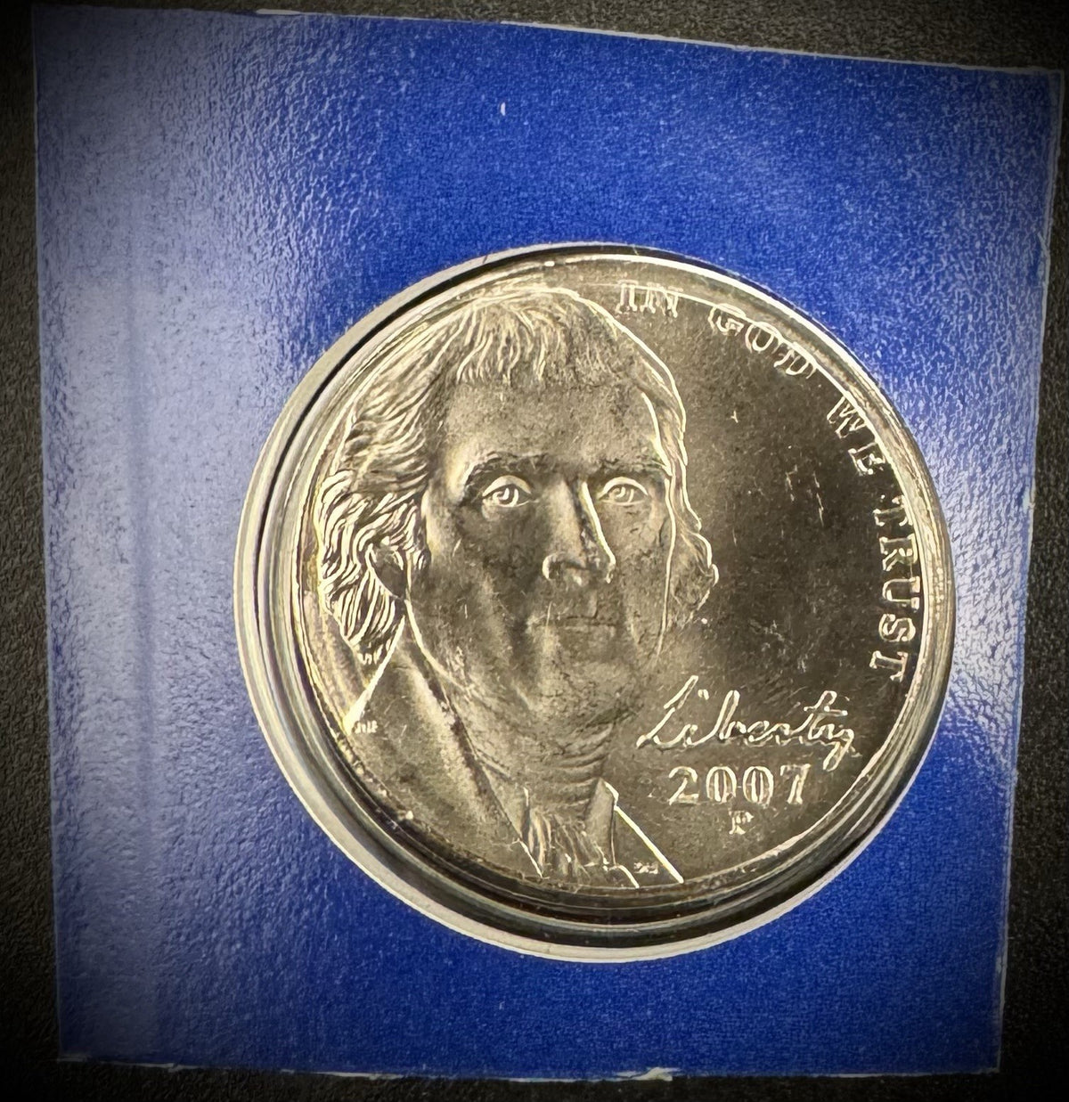 2007 P D Satin Finish Jefferson Nickel 2 Coin Lot From US Mint Uncirculated Set2