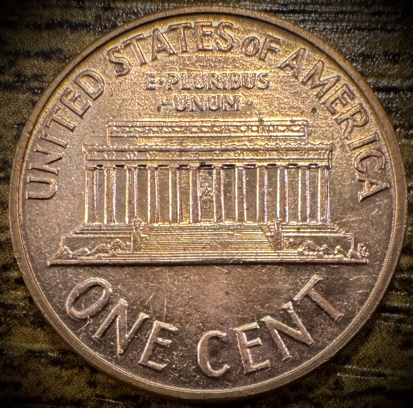 1960-D Lincoln Memorial Cent SMALL DATE BU Uncirculated STRIKE-THROUGH ERROR1