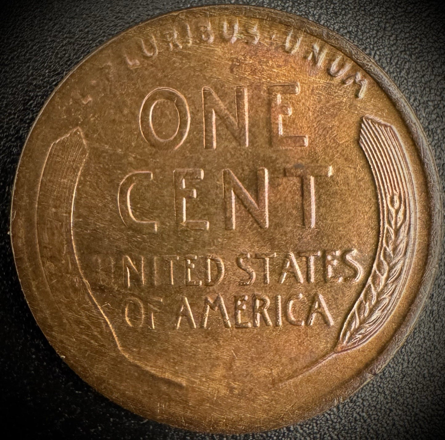 1916 Lincoln Wheat Penny Cent Uncirculated Brown Toned VIDEO1