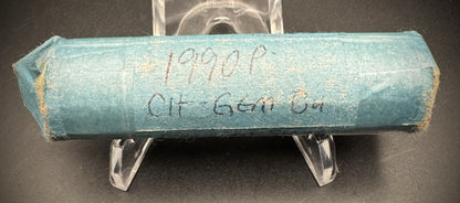 1990-P Jefferson Nickel BU Brilliant Uncirculated Roll Of 40 Coins1