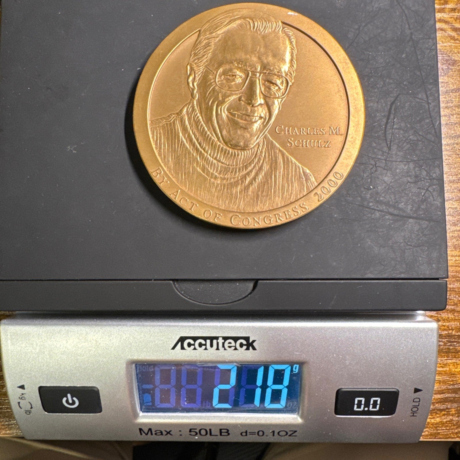 2000 Charles M Schulz By Act Of Congress Charlie Brown Snoopy Linus & Lucy Medal7