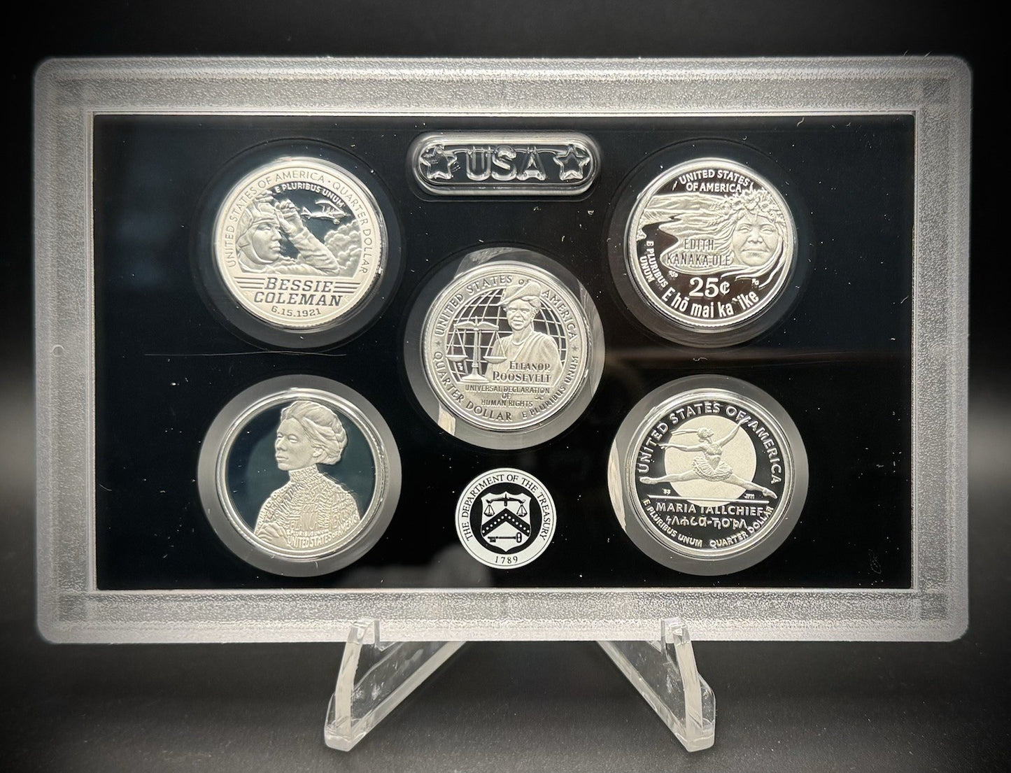 2023-S .999 SILVER America the Beautiful Quarter Set w 2023 US MINT Box COA0