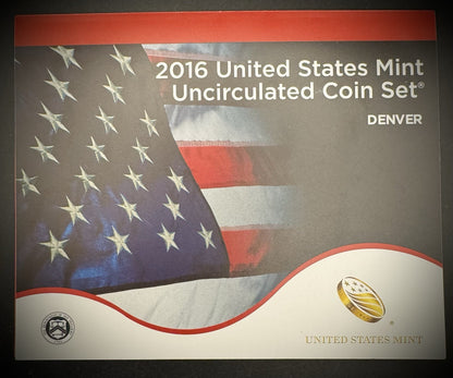 2016 P D US Mint Set Uncirculated 26 Coin Set Original Mint Packaging with COA4