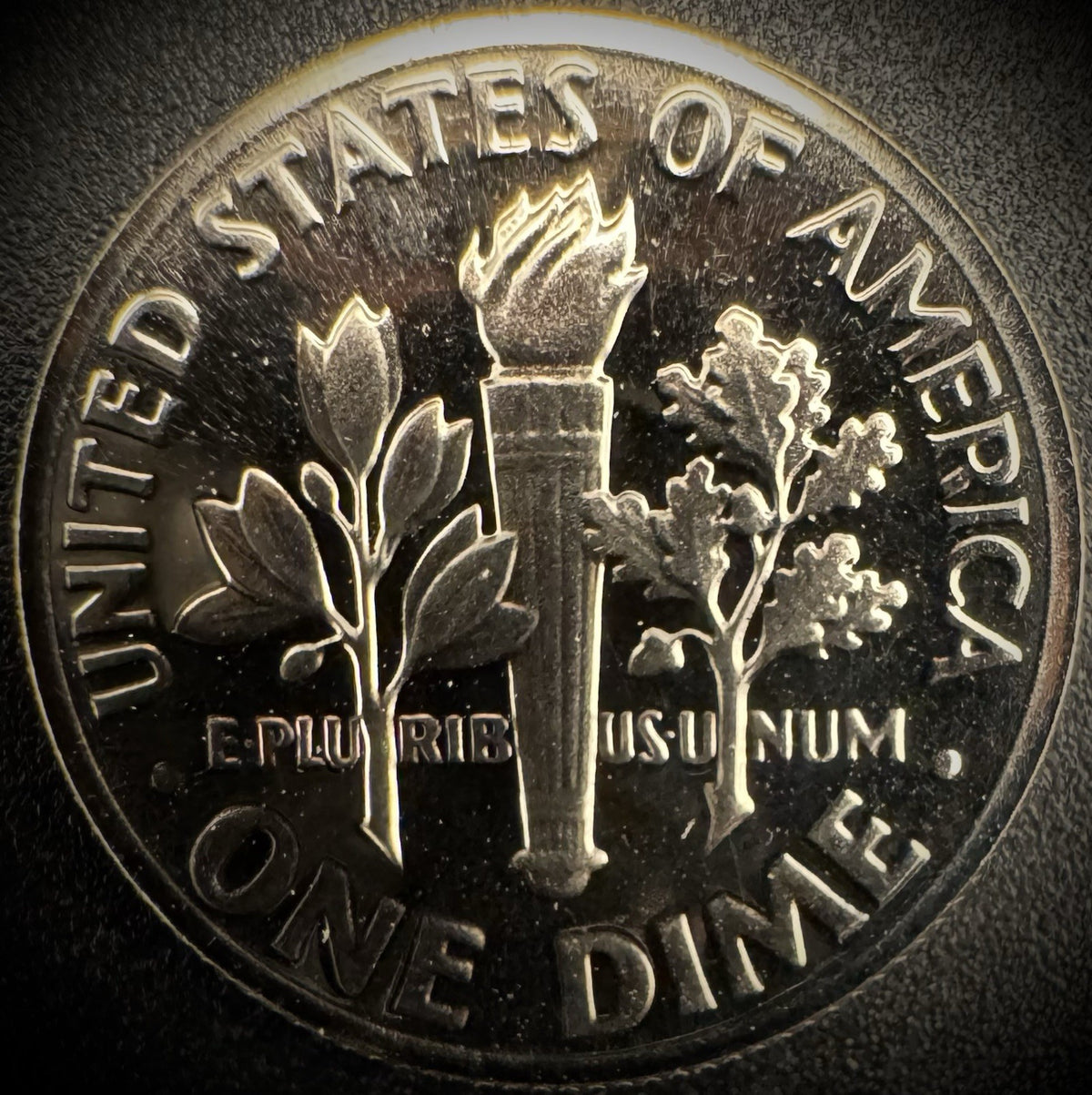 1974-S PROOF Roosevelt Dime 10C Clad DEEP CAMEO Coin From US Mint Proof Set1