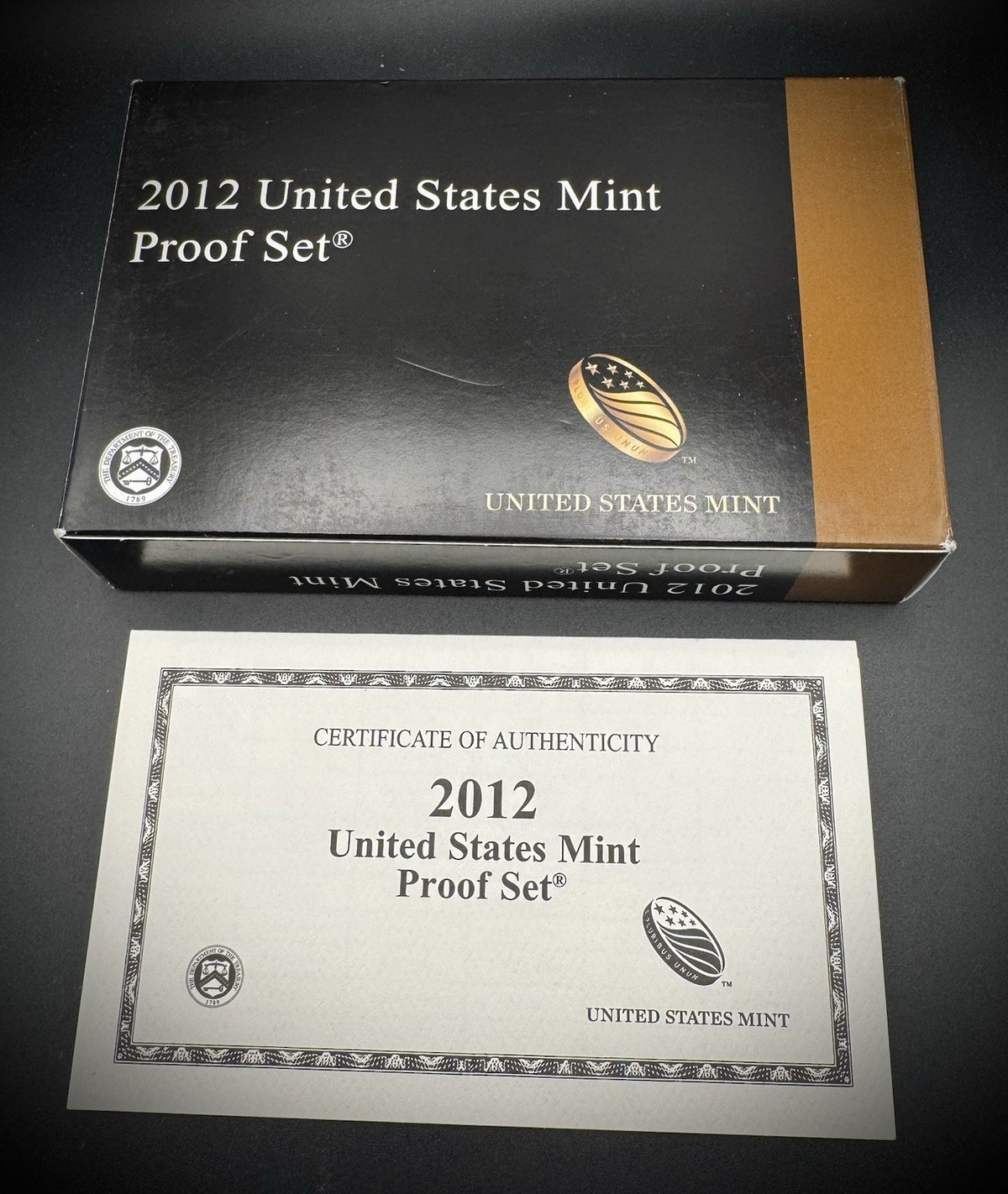 2012-S ATB Quarter GEM PROOF Clad 5 Coin Set w 2012 US Mint Box and COA3