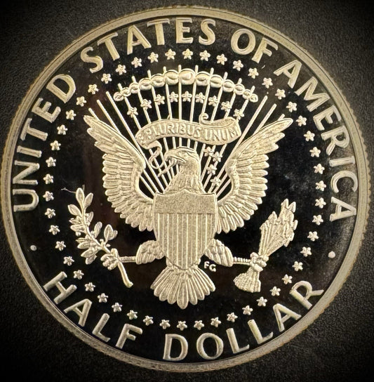 2014-S Kennedy Half Dollar GEM PROOF Clad DEEP ULTRA CAMEO Coin1