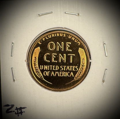 1954 Lincoln Wheat Cent RED PROOF LUSTROUS LOW MINTAGE 233,300 #23
