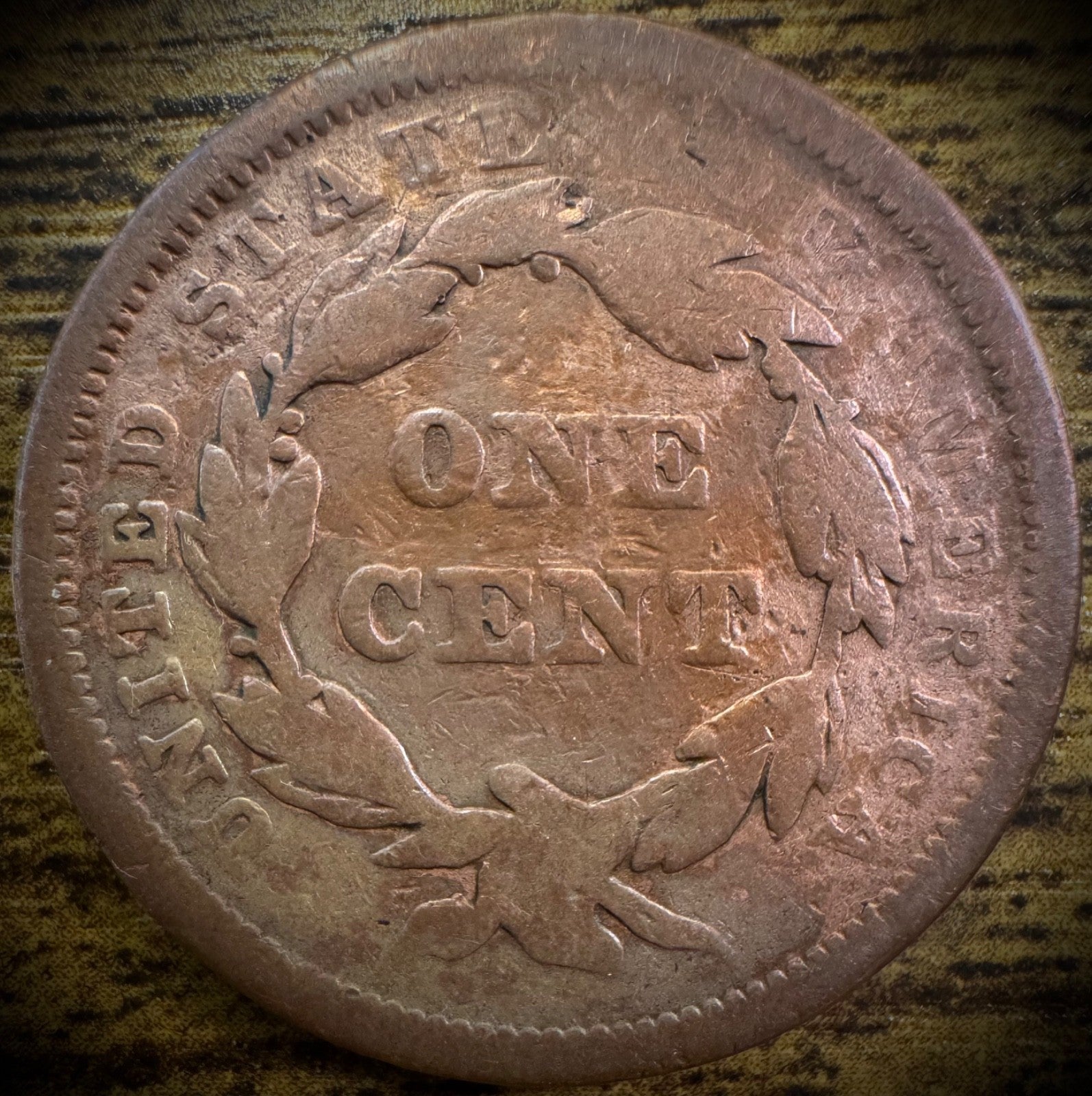 1840 Large Cent Coronet Head Braided Hair Style Small Date #21