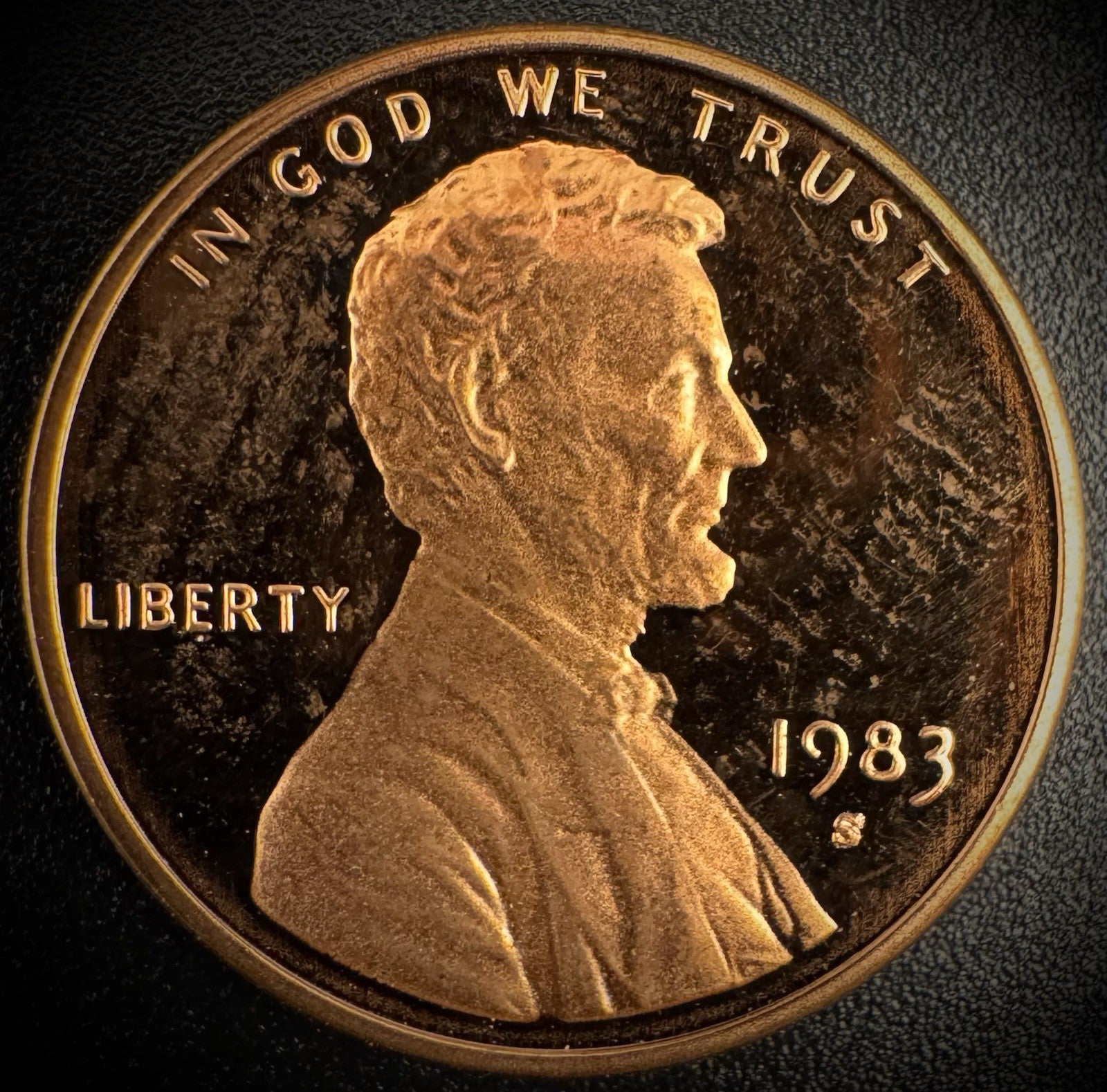 1983-S Lincoln Memorial Cent PROOF Coin Penny0