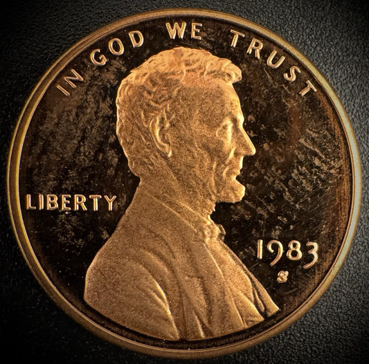 1983-S Lincoln Memorial Cent PROOF Coin Penny0