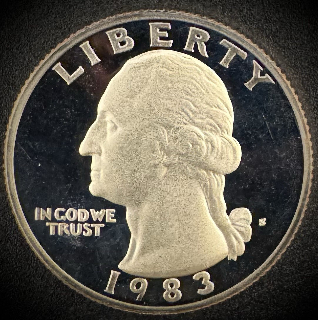 1983-S Washington Quarter PROOF Clad Coin0