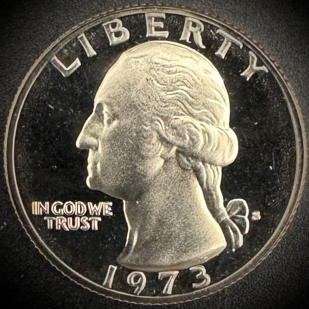 1973-S Washington Quarter PROOF Clad Coin0