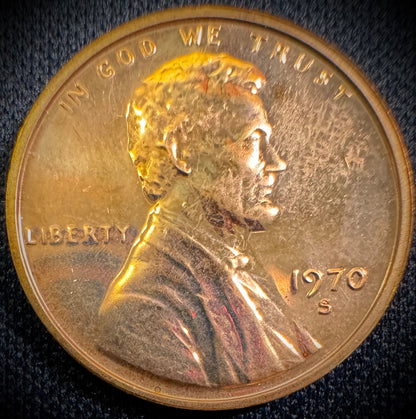 1970-S Lincoln Memorial Cent SMALL DATE2