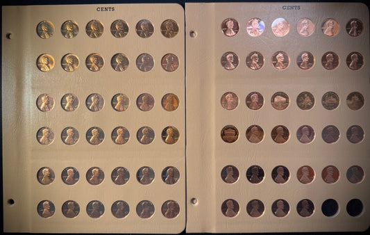 1959-2025 S Lincoln GEM PROOF Cents DEEP CAMEO COMPLETE 72 Coins NEW DANSCO Pgs0